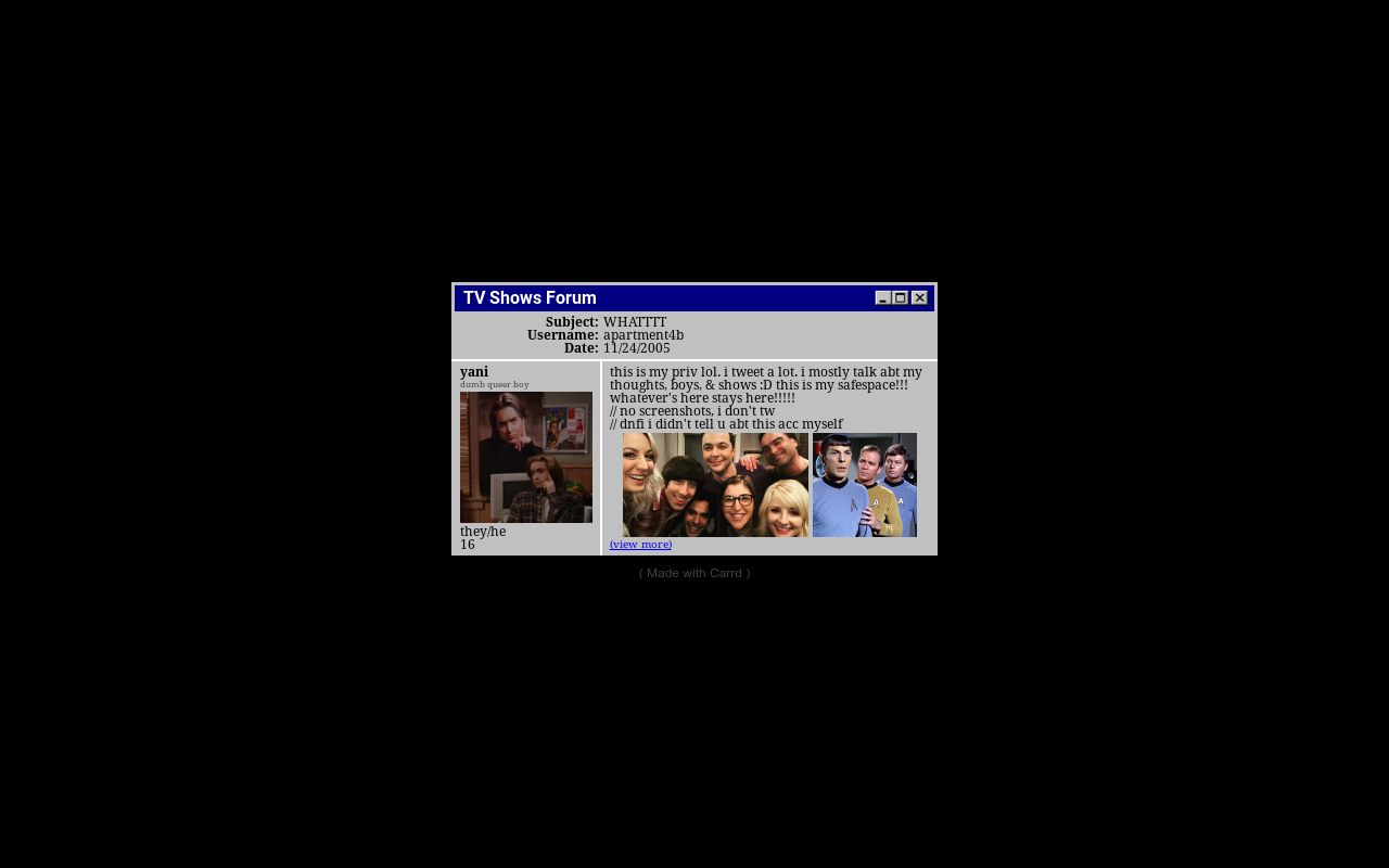 Carrd profile picture for @netscape